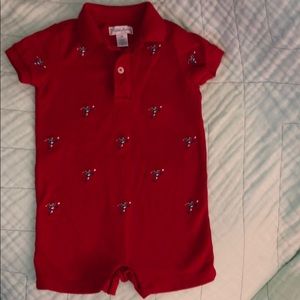 Baby Cotton Mesh Knit Romper